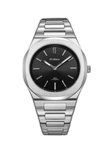 Black 39 mm Silver