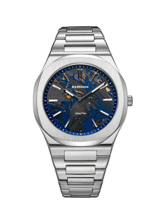 D1 Milano Groovy Carbon Reef 39 mm Silver UHBJ04