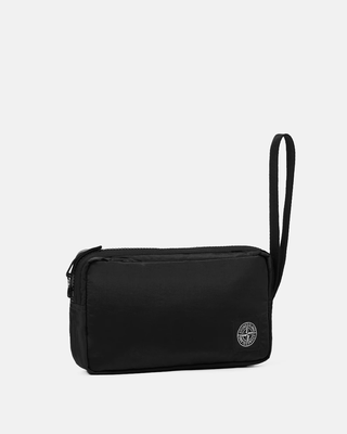 Stone Island 9200013 COATED NYLON METAL IN ECONYL® Pouch Black