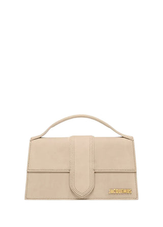 Jacquemus 'Le Grand Bambino' Leather Crossbody Handbag Dark Beige