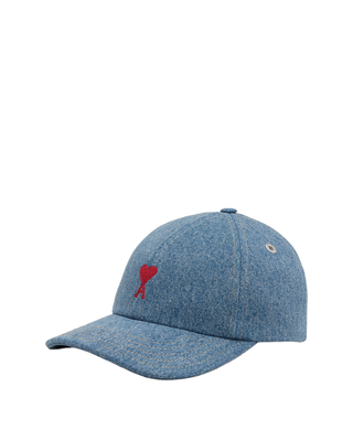 AMI Paris ADC Denim Cap Blue