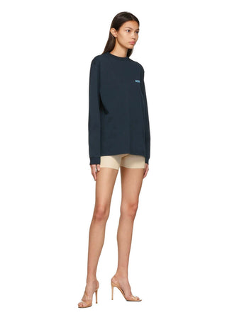 Jacquemus Navy 'Le T-Shirt Gelo' Long Sleeve T-Shirt