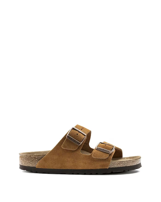 Birkenstock Arizona Suede Slides Brown 1009527