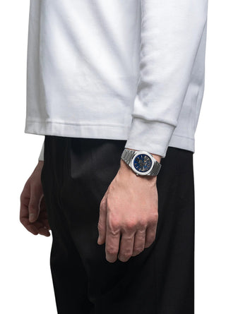 D1 Milano Groovy Carbon Reef 39 mm Silver UHBJ04