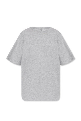 Toteme Oversized Mulberry Silk Tee Steel