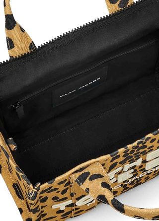 Marc Jacobs Cheetah Canvas Small Tote Bag Animal Print
