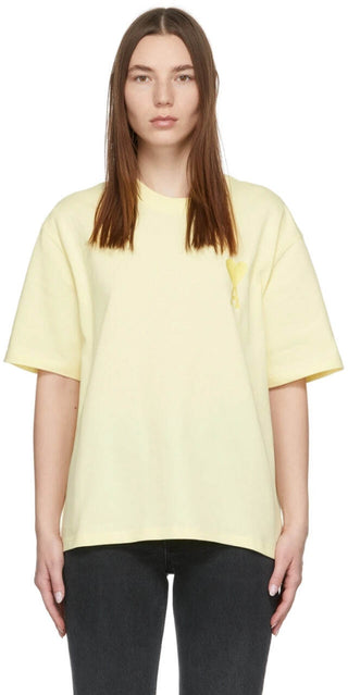 AMI ALEXANDRE MATTIUSSI Ami de Coeur T-Shirt Yellow