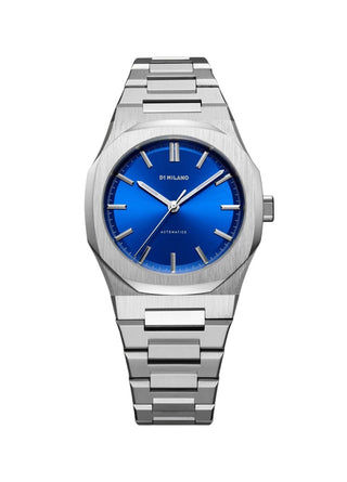 D1 Milano Navy Code 36 mm Silver ATBU06