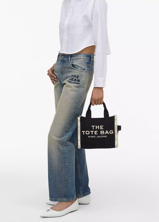 Marc Jacobs Jacquard Small Tote Bag Black