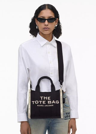 Marc Jacobs Jacquard Small Tote Bag Black