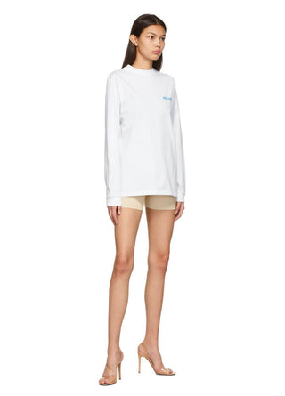 Jacquemus White 'Le T-Shirt Gelo' Long Sleeve T-Shirt