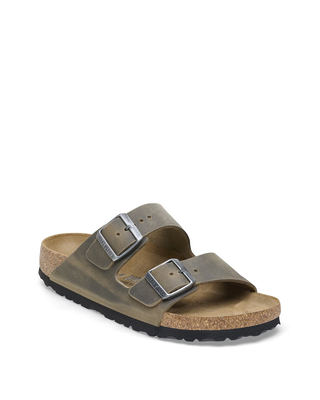 Birkenstock Arizona Oiled Leather Faded Khaki 1027039