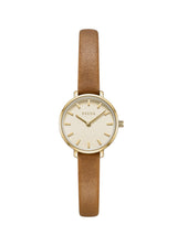 Gold/Brown Leather