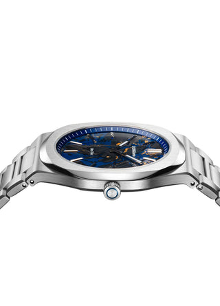 D1 Milano Groovy Carbon Reef 39 mm Silver UHBJ04