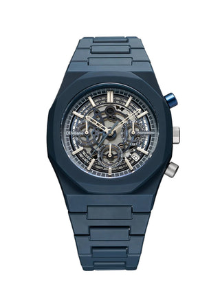 D1 Milano Polychrono Bracelet 40.5 mm Model B Blue PHBJ12