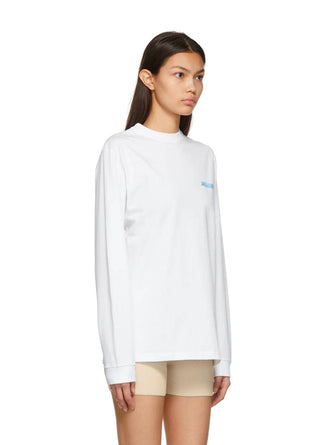 Jacquemus White 'Le T-Shirt Gelo' Long Sleeve T-Shirt