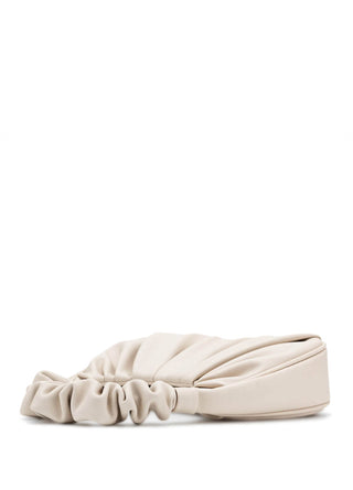 JW PEI Gabbi Ruched Hobo Handbag Ivory