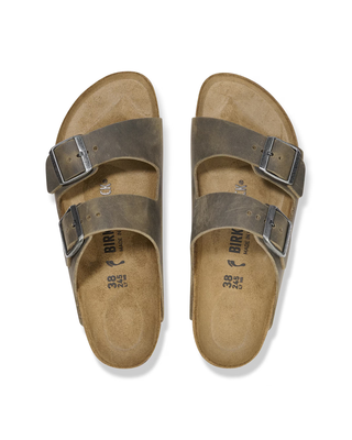 Birkenstock Arizona Oiled Leather Faded Khaki 1027039