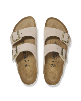 Birkenstock Arizona Suede Leather Sandcastle 1029260