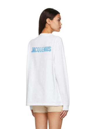 Jacquemus White 'Le T-Shirt Gelo' Long Sleeve T-Shirt