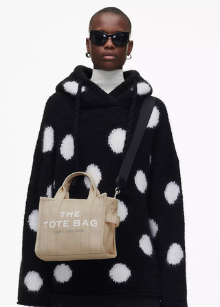 Marc Jacobs Canvas Small Tote Bag Beige