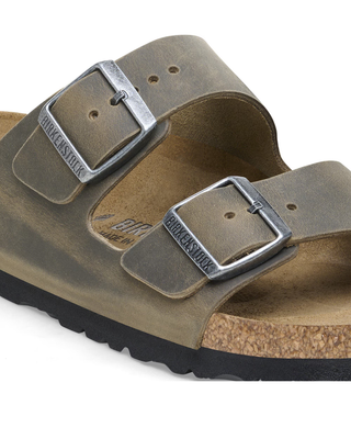 Birkenstock Arizona Oiled Leather Faded Khaki 1027039