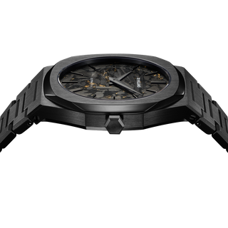 D1 Milano Ultra Thin Bracelet 40 mm Black DLC UTBJ31