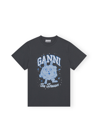 GANNI Dream Bunny T-Shirt Grey