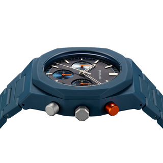 D1 Milano Polychrono Bracelet 40.5 mm Neptune Blue PHBJ09