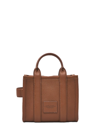 Marc Jacobs Leather Crossbody Tote Bag Brown
