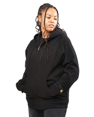 Carhartt WIP Chase Zip Hoodie Black