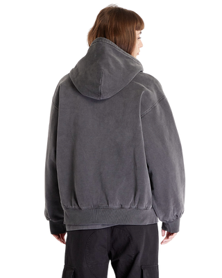 Carhartt WIP Hooded Vista Zip Jacket Garment Dyed Vulcan