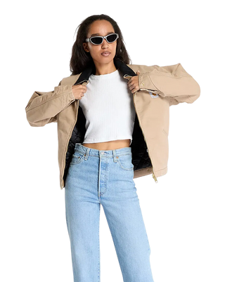 Carhartt WIP OG Detroit Jacket (Winter) Aged Canvas Peanut