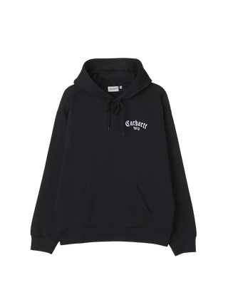 Carhartt WIP Onyx Script Hoodie Black