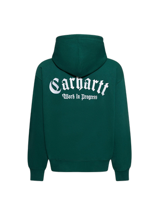 Carhartt WIP Onyx Script Hoodie Green
