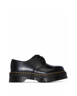 Dr. Martens 1461 Quad 3-Eye Black Smooth