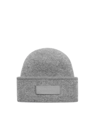 Jacquemus Grosgrain Beanie Dark Grey