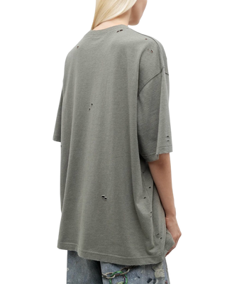 Acne Studios Logo Printing Short-Sleeve T-Shirt Green