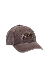 Washed Canvas Cap Chocolate Plum
