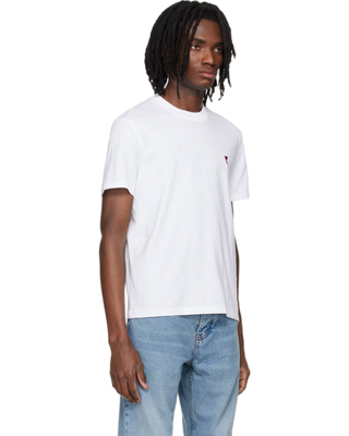 Ami Paris Cotton Ami de Coeur T-Shirt White