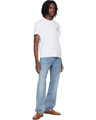 Ami Paris Cotton Ami de Coeur T-Shirt White