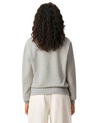 Ami Paris Cotton Knitted Ami De Coeur Sweatshirt Grey