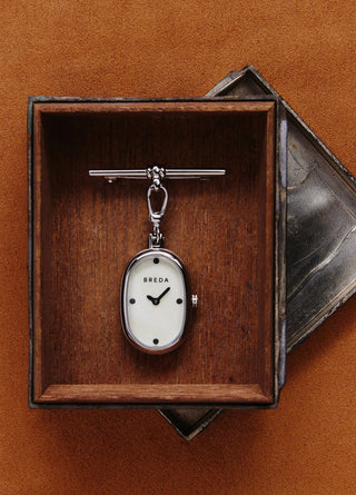 Breda Jane Time Charm Silver/Ivory 1761B