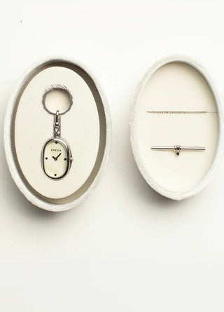 Breda Jane Time Charm Silver/Ivory 1761B