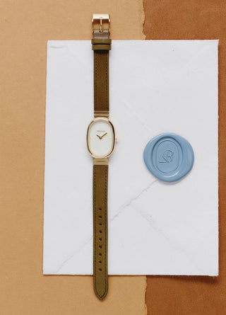 Breda Jane Leather Gold/Champagne/Olive 1764D