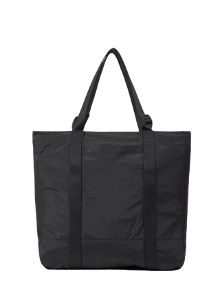 Stone Island 9200012 COATED NYLON METAL IN ECONYL® Tote Bag Black