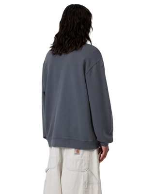 Carhartt WIP Faded Pond Corps Sweatshirt Blue