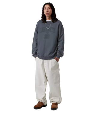Carhartt WIP Faded Pond Corps Sweatshirt Blue