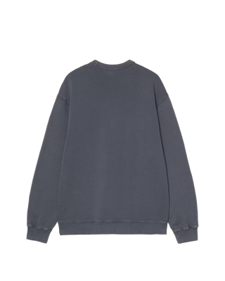 Carhartt WIP Faded Pond Corps Sweatshirt Blue