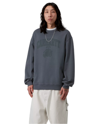Carhartt WIP Faded Pond Corps Sweatshirt Blue